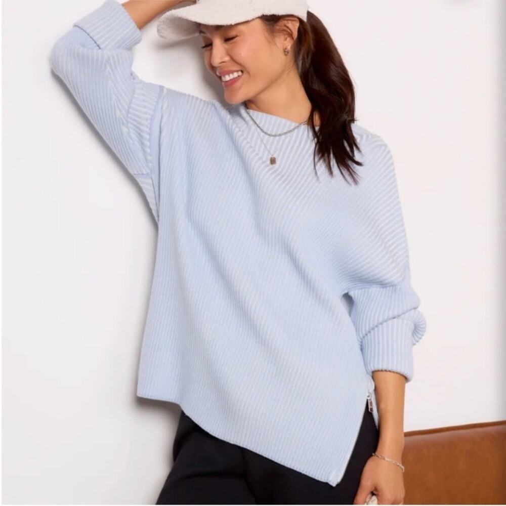 Varley Kingsley Mock Neck Knit Sweater Sz XS